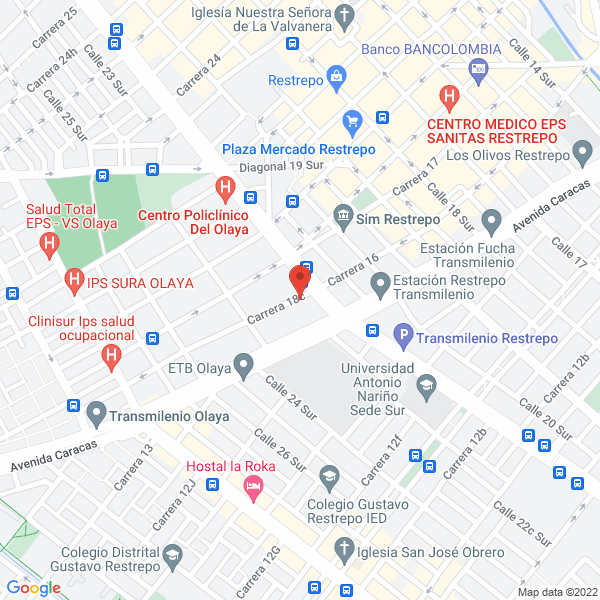 Map of Comercializadora Esvan S.A.S.