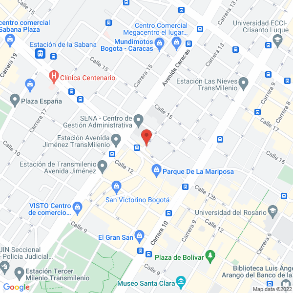 Map of Comercializadora Férreo Tools S.A.S.