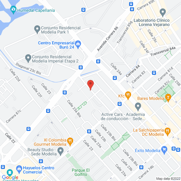 Map of Comercializadora Global Brands De Colombia S.A.S.