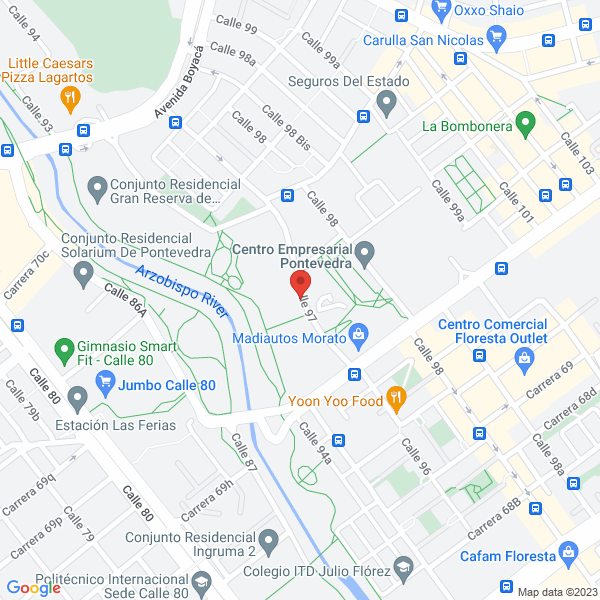 Map of Comercializadora Y Servicios Ger Ltda.