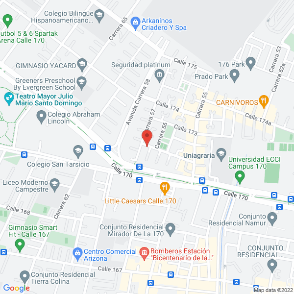 Map of Comercializadora Zuchi Ltda.