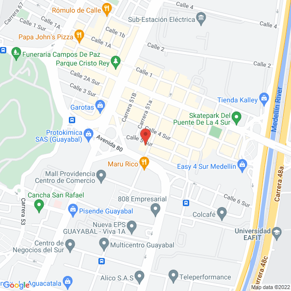 Map of Comerciando S.A.S.