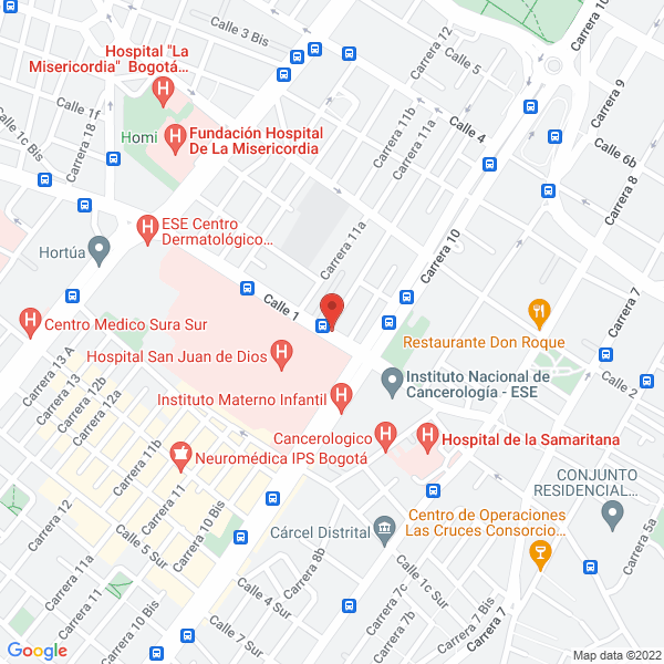Map of Compañía Funeraria San Juan De Dios