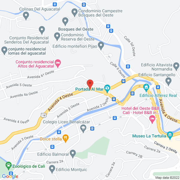 Map of Compraventa Vía Al Mar