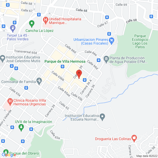 Map of Compraventa Villa Hermosa No.1