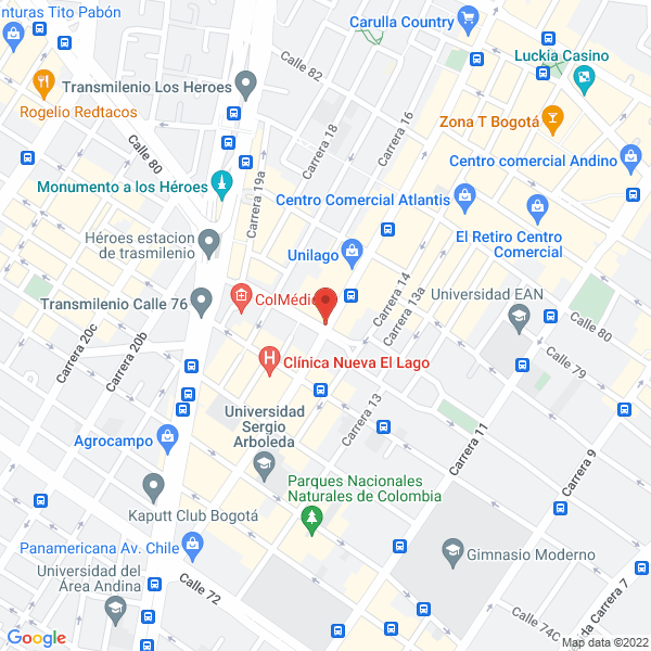 Map of Compusar De Colombia Ltda