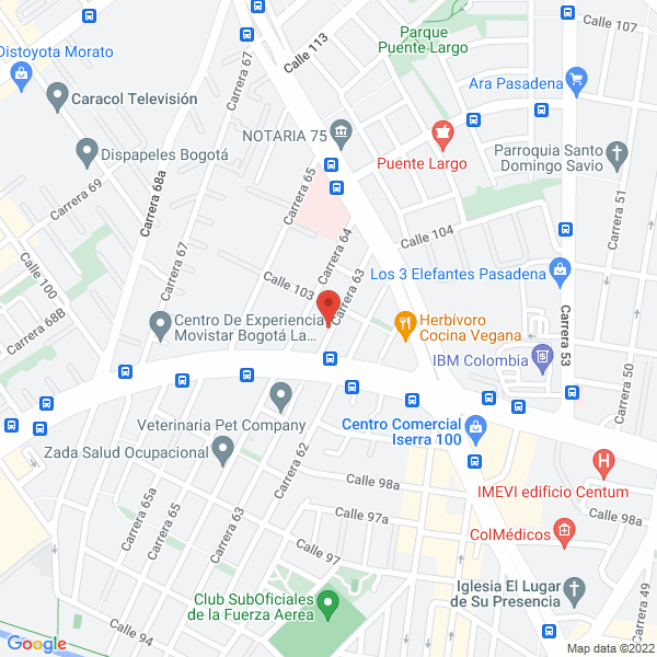 Map of Compumarketing De Colombia S.A.