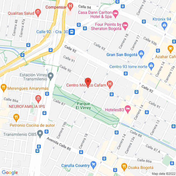 Map of Comunicación Comercialización Bure S.A.S.