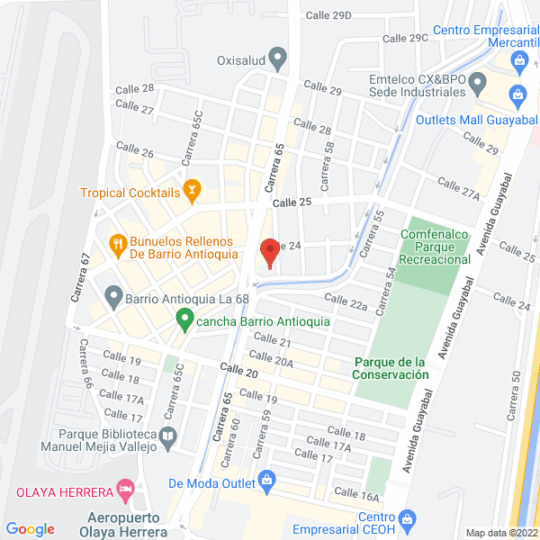 Map of Droguería Alfa Salud