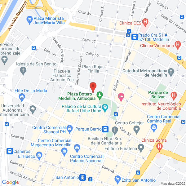 Map of Droguería Avenida De Greiff