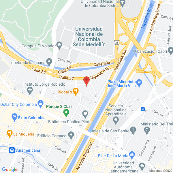 Map of Drogueria C.M.A.