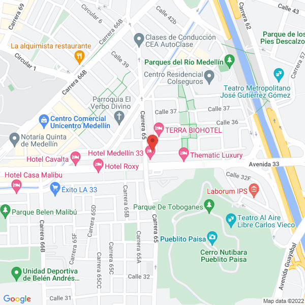 Map of Droguería Megafarmax