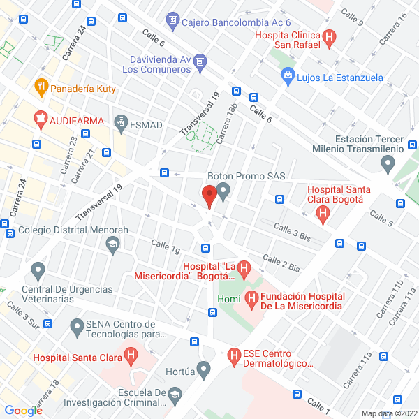 Map of Drogueria Prodes