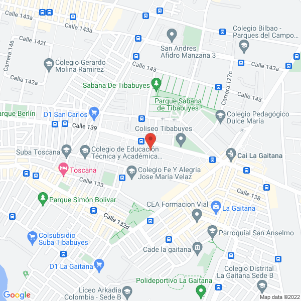 Map of Droguería Los Nogales
