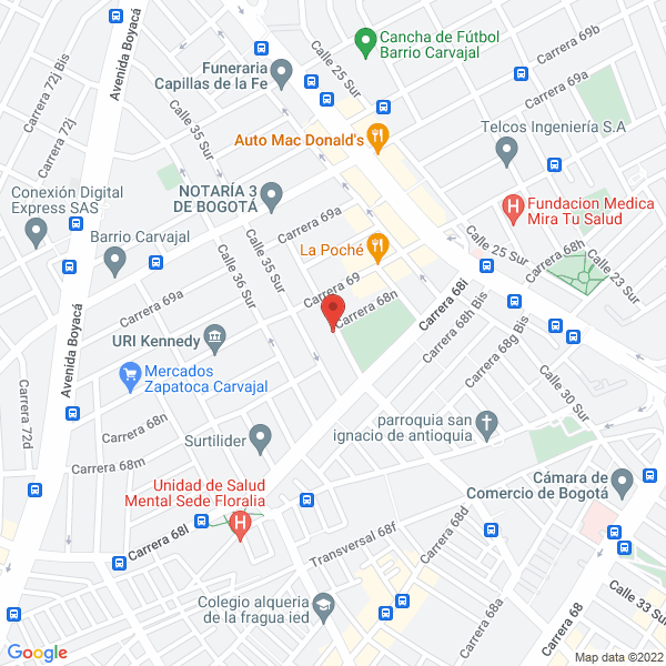 Map of Dulces Del Pacífico