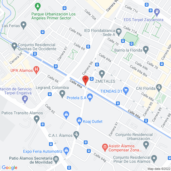 Map of Dulces Publicitarios Leven Company