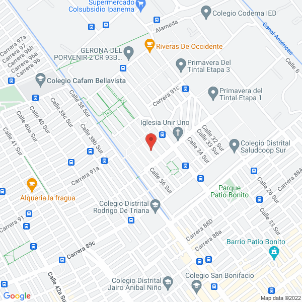Map of Dulces Y Néctaries Míos