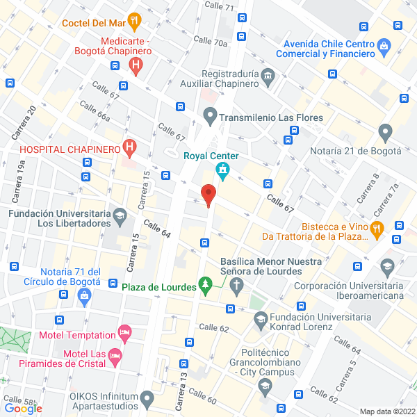 Map of E.C.E. Comunicaciones E.U.