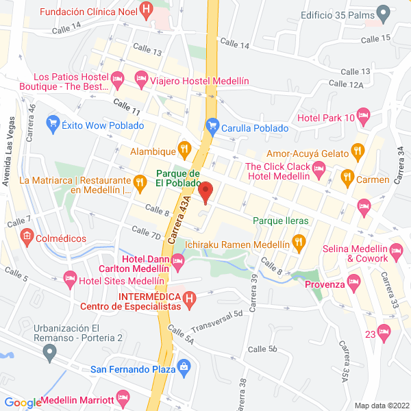 Map of El Especialista