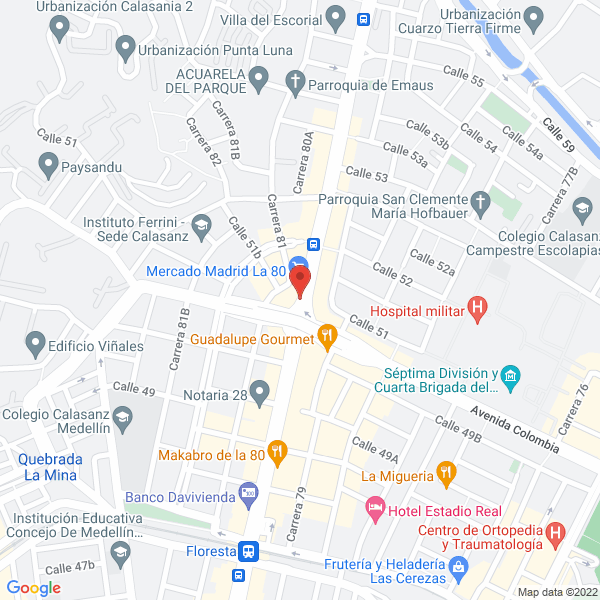 Map of Cocina Luna China