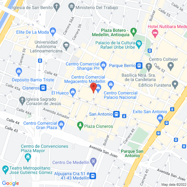 Map of El Salón Del Bolso