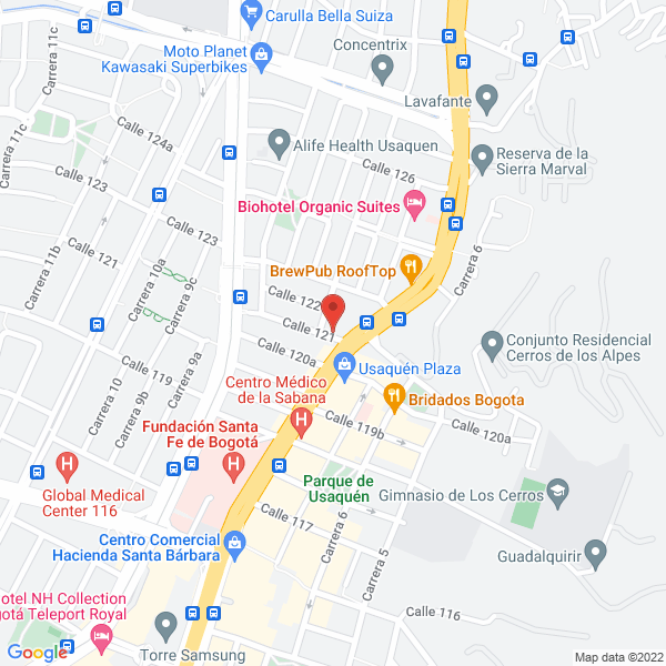 Map of El Viajero Internacional Ltda.