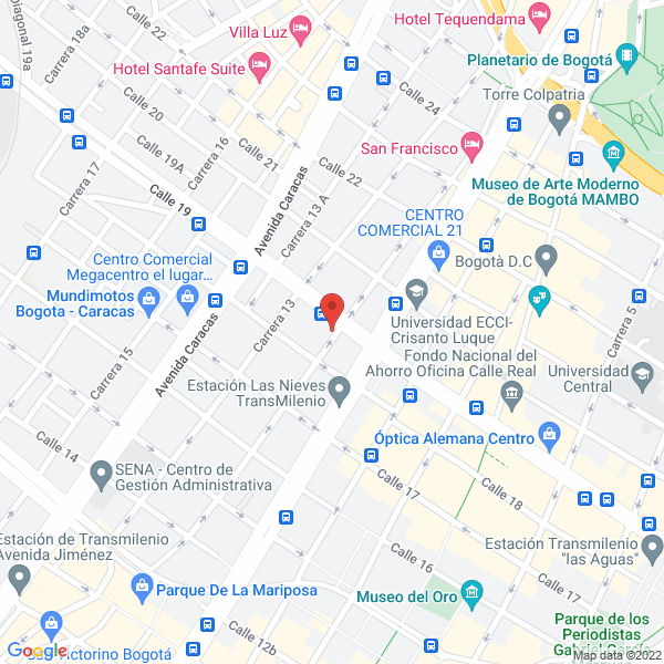 Map of Eléctricos Amperex