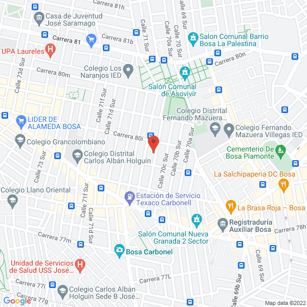Map of Electroalarmas