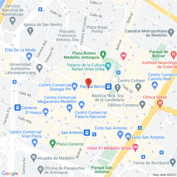 Map of Ferrelectricos El Puntazo
