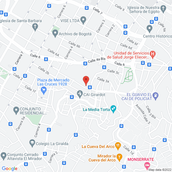 Map of Ferreléctricos Jst