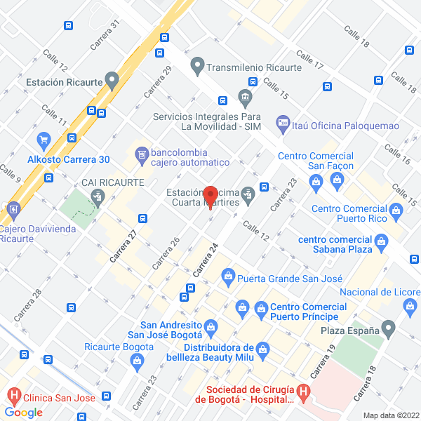 Map of Ferremontajes E.U.