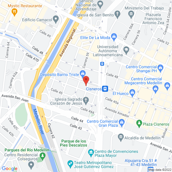 Map of Ferretería La Asunción