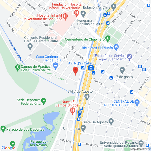 Map of Geoingeniería S.A.