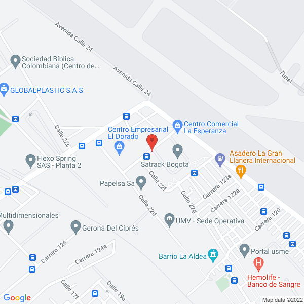 Map of Geospace Technologies Sucursal Sudamericana Llc