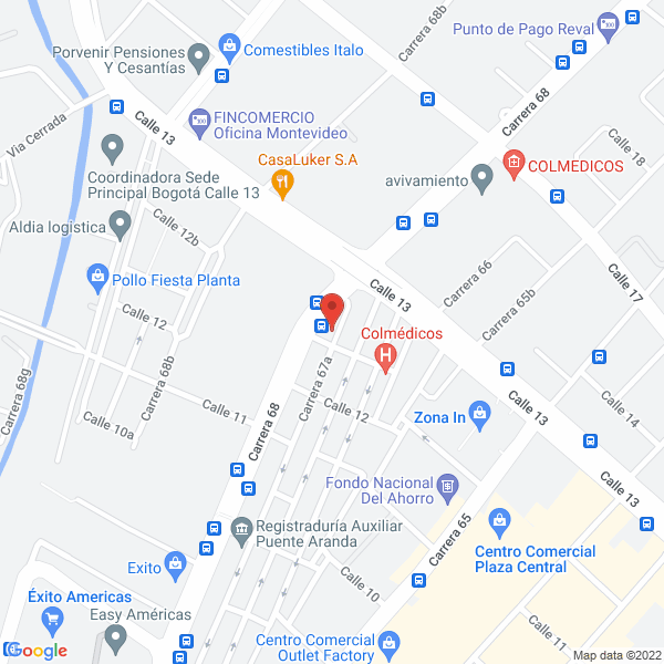 Map of Gergoplast Ltda.