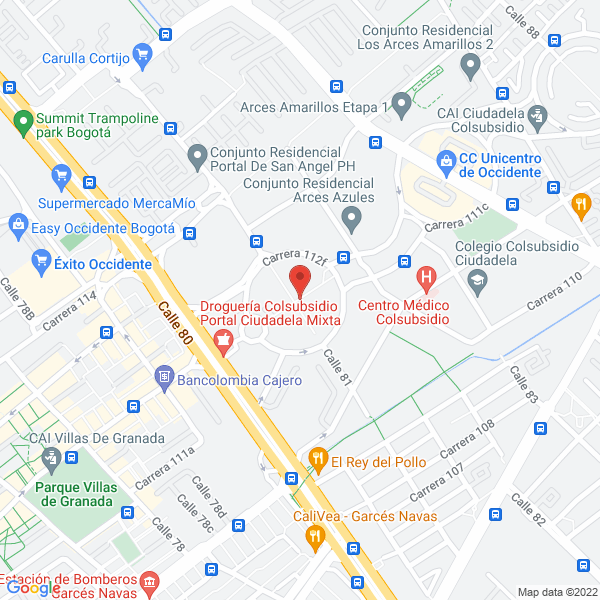 Map of Gestión Lider De Servicios S.A.S.