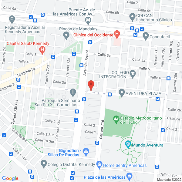 Map of Gestión Y Desarrollo Humano Empresa De Servicios Temporales S.A.S.