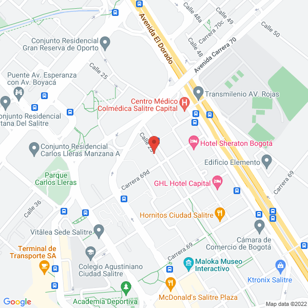 Map of Gibsa S.A.S.