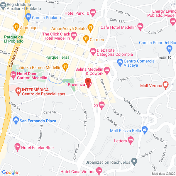 Map of Global Hostel