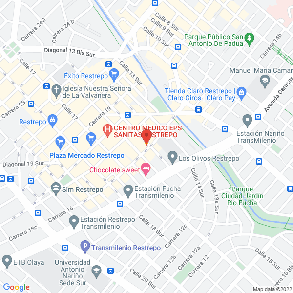 Map of Hlo Services Travel Ltda