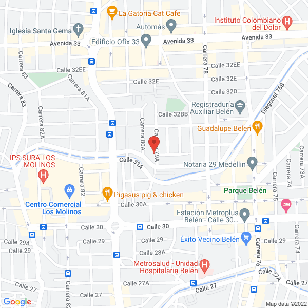Map of Hogar Geriatrico Paraiso Otoñal
