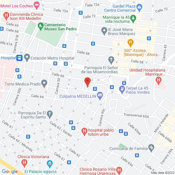 Map of Hogar Geriatrico San Expedito