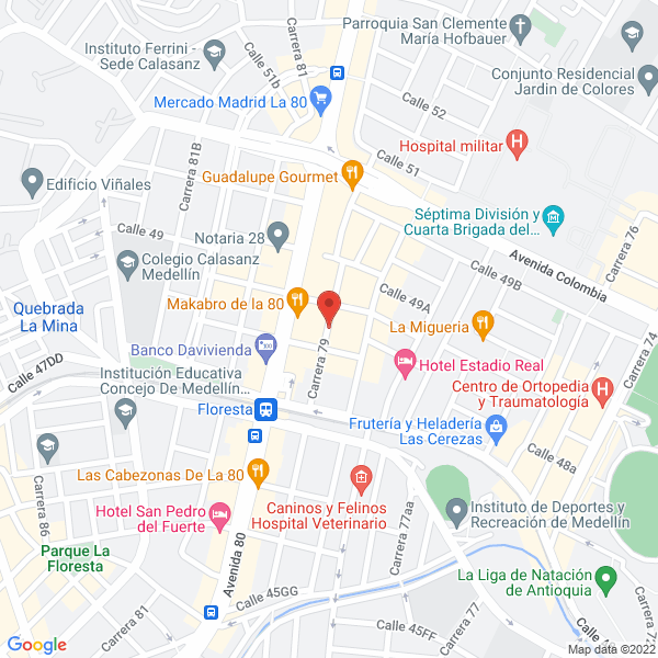 Map of Hogar Mi Tesoro