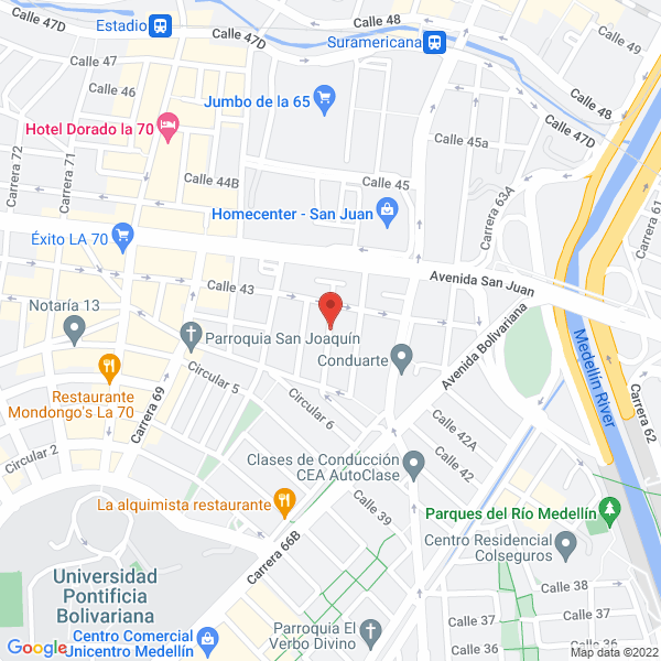 Map of Hogar San Joaquin