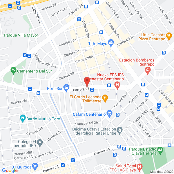 Map of Industrias Rodríguez