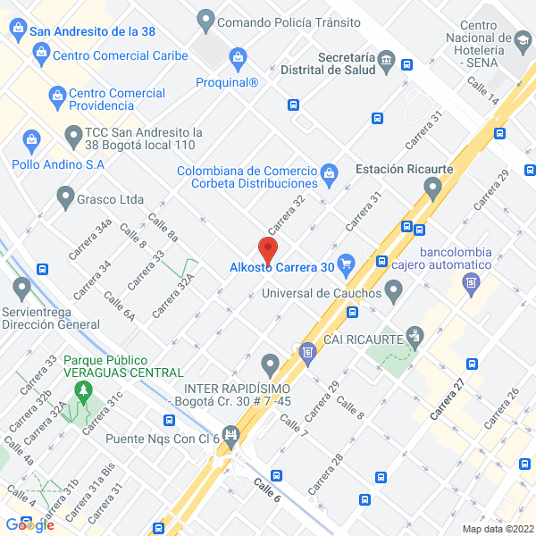 Map of Industrias Tecsar S.A.S.