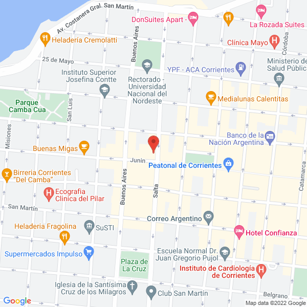 Map of Las Chulas