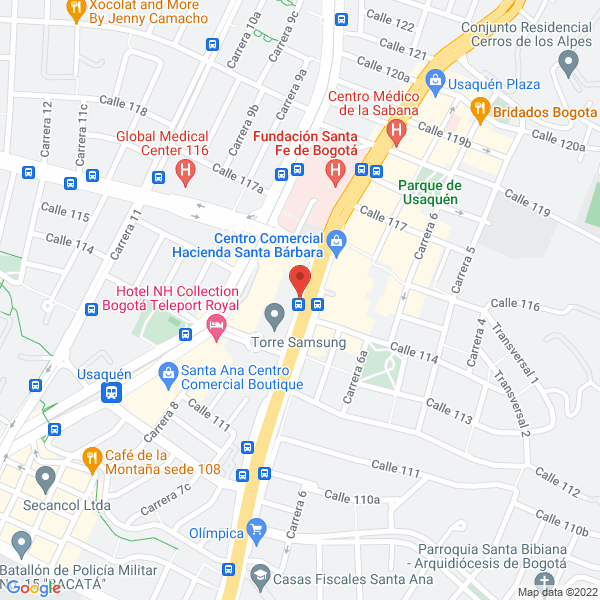 Map of Infineum Colombia