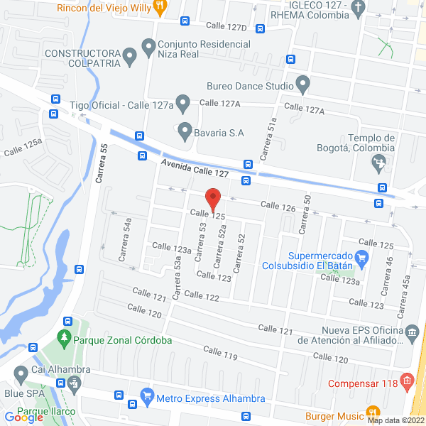 Map of Infinity Marketing & Eventos S.A.S.