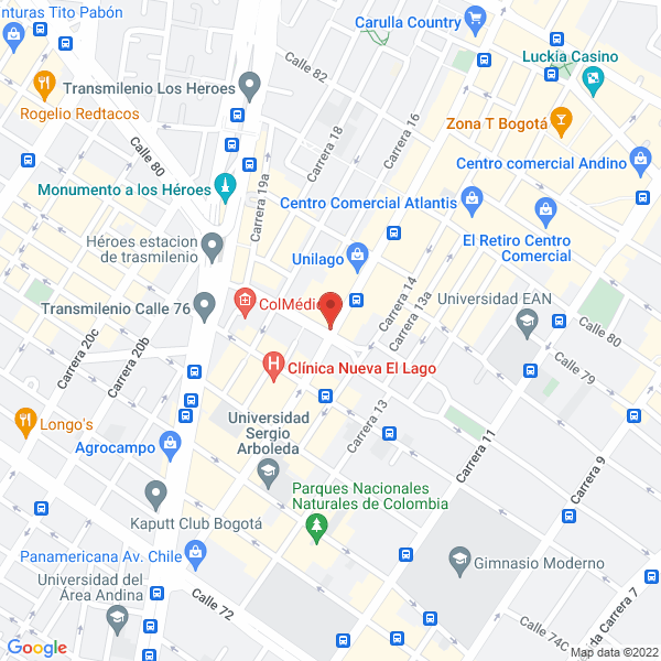 Map of Informática Servicios Integrados Ltda.